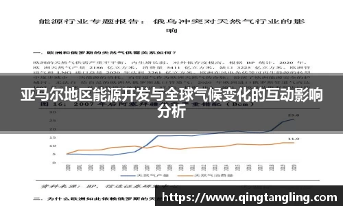 亚马尔地区能源开发与全球气候变化的互动影响分析